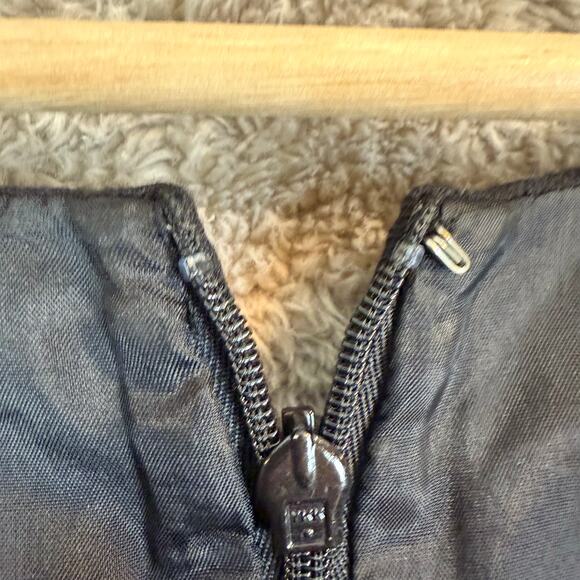 J. Crew Black Wool Dress Shift Sheath Size 12 Crossover Bodice Cap Sleeve - Picture 8 of 12